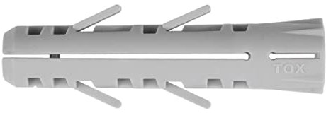 TOX Spreizdübel Barracuda 6x30 mm + Schraube, Dübel speziell für Vollstein und Beton mit sehr hohen Haltewerten, zuverlässige Befestigungen und einfache Montage, 12 Stück im Blister, 013701041