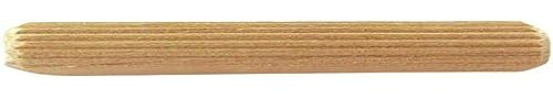 Merriway BH03641 BH03641-Tacos de Madera (20 Unidades, M10 x 40 mm), marrón