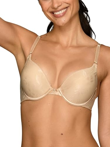 Vanity Fair Ego Boost Push Up Bra, BH för damer, lägger till upp till en hel kupstorlek, BH med push-up och bygel för kvinnor, 80D