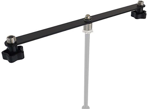 keepdrum Mikrofonständer (STB01 Stereo-Schiene T-Bar, Black)