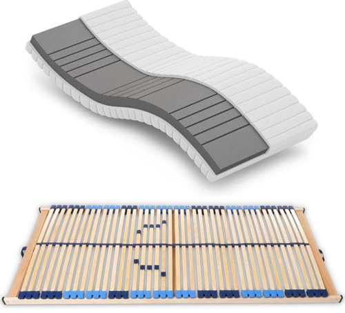 Betten-ABC Matratzenset KSP-500 - Das Original - 90x200 H3 + Lattenrost Superflex NV