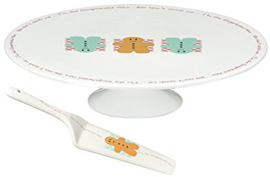 Premier Housewares 0722269 Présentoir à Gâteau et Pelle à Tarte l'homme de Pain d'Épice