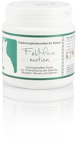 FeliMove | Motion (1 x 50 g) - Pulver zur Unterstützung des Bewegungsapparates | Mit Hyaluronsäure, Collavant® n2, Glucosamin, MSM, Teufelskralle, EPA und mehr | Für Katzen entwickelt