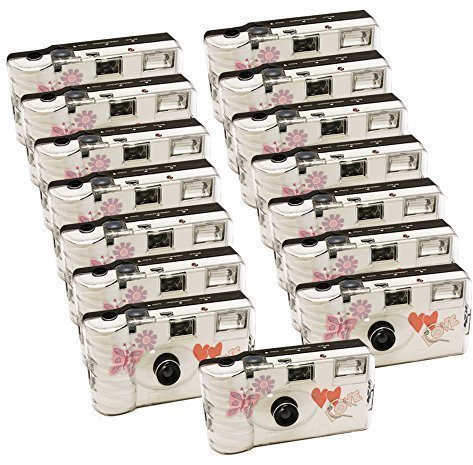 15 x Photo PORST appareils Photo jetables pour 27 Photos avec Flash