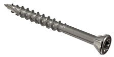 ACTON Vis terrasse tête fraisée réduite six lobes - Inox A2 5x60 mm - Boîte de 200 - Vis, pointes, boulons