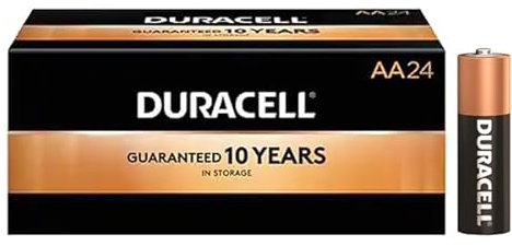Duracell Pilas alcalinas AA Coppertop MN1500, 24 Unidades