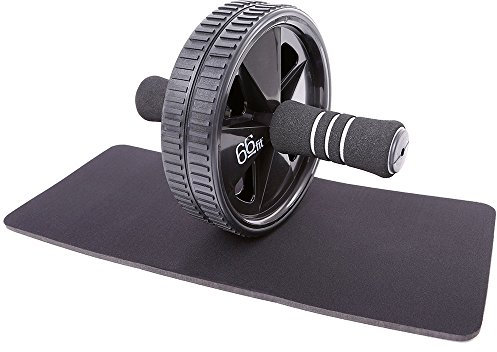 66fit Bauchtrainer mit Kniepolster - Bauch-, Rücken, Arm-, Schultermuskulatur
