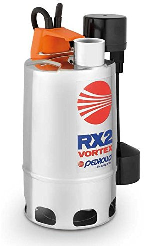 POMPA Sommergibile VORTEX Acque Sporche RX2/20 Galleggiante Magnetico Pedrollo