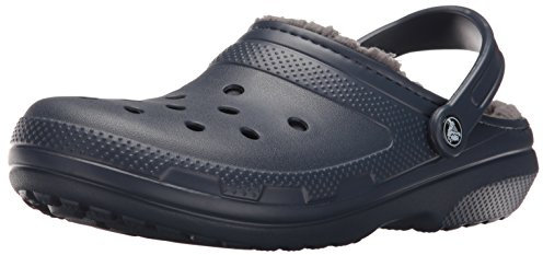 Crocs Unisex Erwachsene Classic Lined Clog Clog, Navy/Charcoal, 45/46 EU
