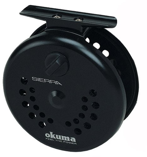 Okuma Sierra Diecast Aluminum Fly Reel, 8/9 WT. Black
