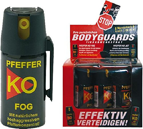 2 Stück Pfefferspray K.O. Fog Pfefferspray Ko Fog 40 ml