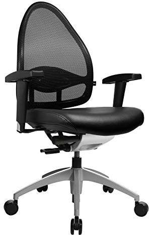TOPSTAR Open Base 10 Bürostuhl schwarz | Made in Germany | Ergonomisch | Drehstuhl, Schreibtischstuhl | höhenverstellbar | Geprüfte Sicherheit nach GS-Intertek