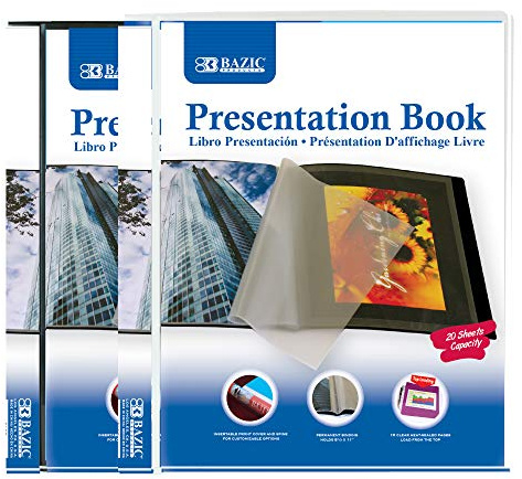 BAZIC 3129 10-Pockets Presentation Book