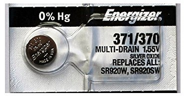 2 x Energizer 371 370 SR920W SR920SW 1.5V Watch Batteries
