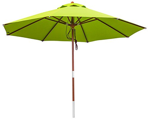 anndora® Sonnenschirm Gartenschirm Marktschirm 3 m rund wasserabweisend - mit Winddach Farbwahl