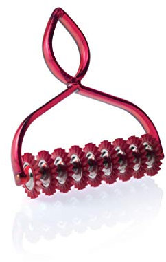 Cortador de Pasta, Rueda Cortadora de Pasta, 3 Tipos de Corte, también para Galletas, Chiacchiere y Creckers, Accesorio de Cocina, Made in Italy. Modelo: Pastawheel, Rojo