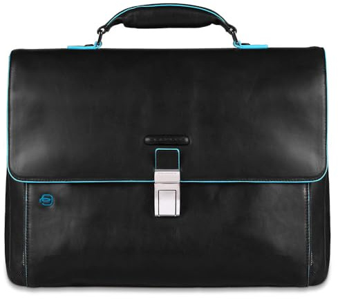 Piquadro Cartella, Collezione Blue Square, 41 cm, Nero