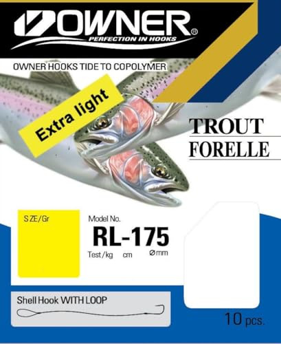 Owner RL-175 Forelle blau 250cm - Forellenhaken