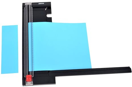 Pavo Premium Schneidelineal für DIN A4 bis 8 Blatt, Schnittlänge 320 mm