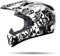 ATO Moto Nevada Weiß M 57-58cm Motocrosshelm mit ausziehbarer Sonnenblende und der neusten Sicherheitsnorm ECE 2205