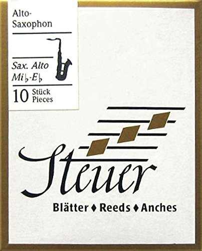 Steuer Blatt Alt Saxophon Traditionell 10er Packung Gr.3