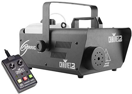 CHAUVET DJ Hurricane 1600 Compact High-Output Fog Machine w/Timer Remote & Automatic Shut-Off, BLACK
