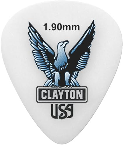Clayton S190/12 - Púa (12 unidades), color blanco