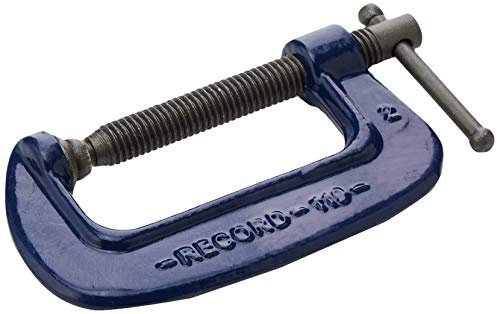 Record Irwin 1192 Medium-Duty Forged G Clamp, Blue, 46 mm