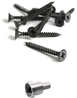 Rigipsschrauben 3,5 x 45-500 Stück Feingewinde + PH2 Bit Schnellbauschrauben Schrauben