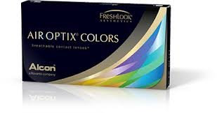 Air Optix Aqua Farbe Monats-Kontaktlinsen-Farbe Sehstärke R 8.6/D 14.2/3.5 Diop./AQA), Pack von 2 St.