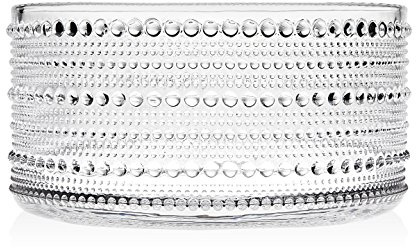 Godinger Serving Bowl, Crystal Glass Salad Bowl - Lumina