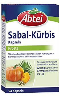 Abtei 413224 Sabal Kürbis Kapseln S, 40 g