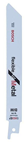 Bosch Sägeblatt Säbelsägeblatt S 922 EF Flexible for Metal, 5 Stück