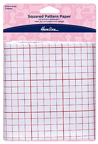 Hemline Haberdashery 751 Papier quadrillé