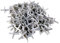 Toolland Cross de baldosas, 250 piezas, plástico, blanco, ancho de la articulación 3 mm