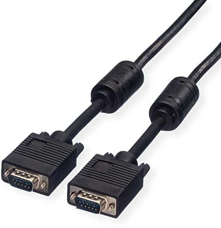 ROLINE VGA-Kabel HD15 ST - ST mit Ferritkern, 15 m