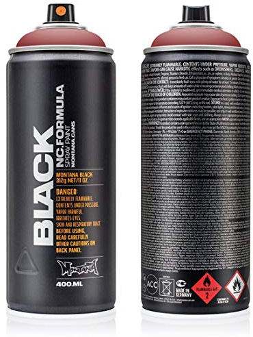 Rust 400ML Montana Black Spray Paint
