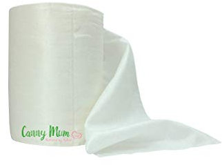CannyMum Windelvlies für Stoffwindeln / Tücher aus Bambus (200 Blatt/Rolle). Biologisch abbaubare