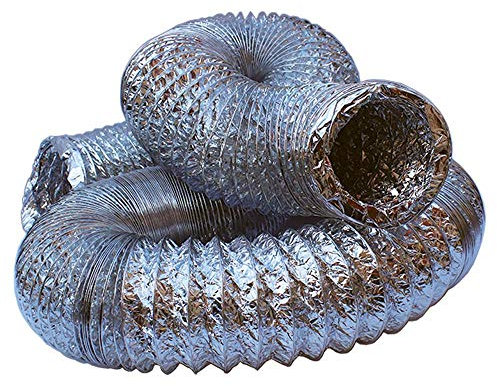 Kair Aluminium Flexible Hose 125mm - 5 inch - 10 Metre Length Ducting Ventilation