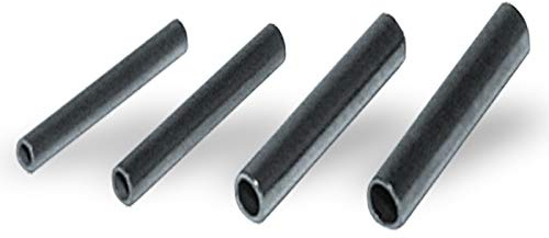Flexonit Klemmhülsen für Stahlvorfach - Quetschhülsen. Durchmesser 0,6mm. 50 Stück. Angelzubehör für Raubfischvorfach und Hechtvorfach