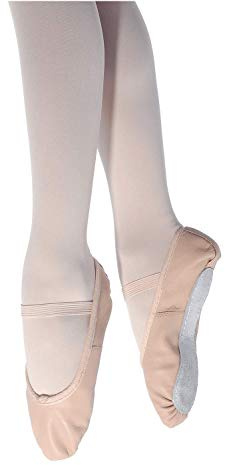 Roch Valley Ophelia Full Sole Leather Ballet Shoes, Pink, 11.5 Child UK