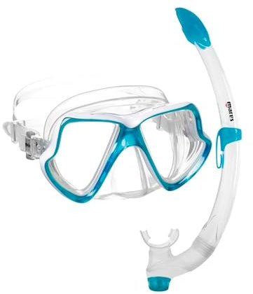 Mares Mask Plus Schnorchel Wahoo Tauchset - Transparent/CL, SFAQWCL