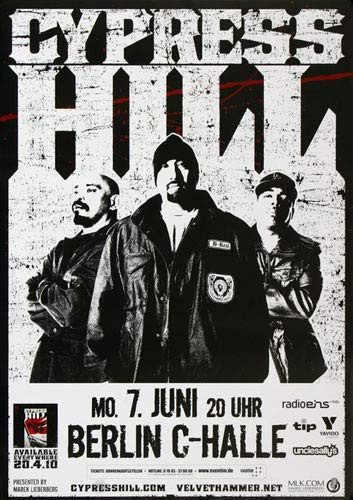 Cypress Hill - Rise Up 2010 - Poster, Concertposter, Concert
