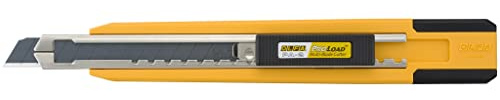 OLFA 9mm Precision Utility Knife (PA-2) - Multi-Purpose Retractable Precision Knife w/Snap-Off Blades & Auto Blade Loader, Replacement Blades: Any OLFA 9mm Blade