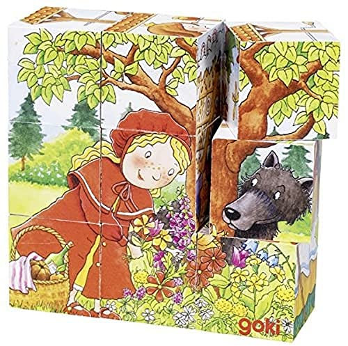 Goki 57542 - Würfelpuzzle - Märchen