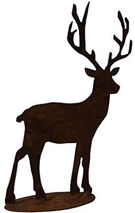 Cerf décorative sur plaque métallique à animaux animaux la Forêt rouille patine Métal Jardin Terrasse 28 cm décoration rouille Décoration rouille Figurine animaux Figurine animale rouille Animaux aspect rouillé Décoration de jardin décoration de jardin automne automne Décoration métal Décoration de Noël cadeau de Noël hiver hiver