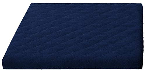 Brandsseller Waschmaschinenbezug & Trocknerbezug 60x60 cm - gepolsterter Schonbezug für Waschmaschine und Trockner – Schutzhülle mit Gummizug - Blau
