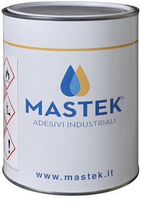 Colla resistente alle alte temperature (110°) per incollaggio di tessuti, pelle, stoffa, legno, laminati plastici, gomma sintetica latta da 900gr da dare a pennello