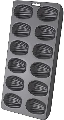Mrs. Anderson's Baking 12-Cup Madeleine Pan, Carbon Steel with Non-Stick Coating, PFOA Free, 15.75-Inches x 8-Inches