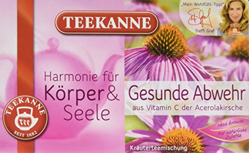 Teekanne Gesunde Abwehr Kr?uterteemischung 20 Beutel, 2er Pack (2 x 40 g Packung)